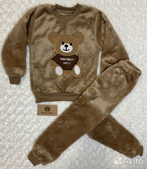 Костюм детский плюшевый 128 весна осень