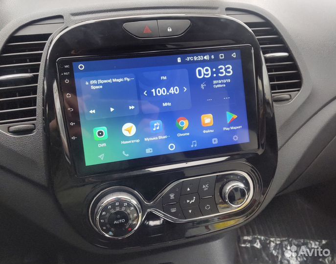 Магнитола Teyes Renault Kaptur климат Android