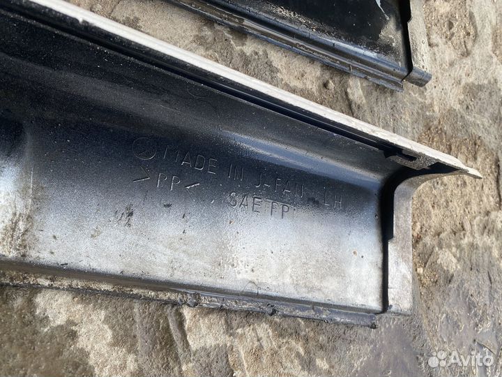 Пороги пластиковые subaru gc 8