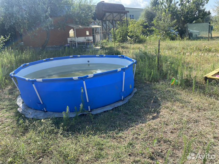 Каркасный бассейн трехметровый б/у 1 месяц