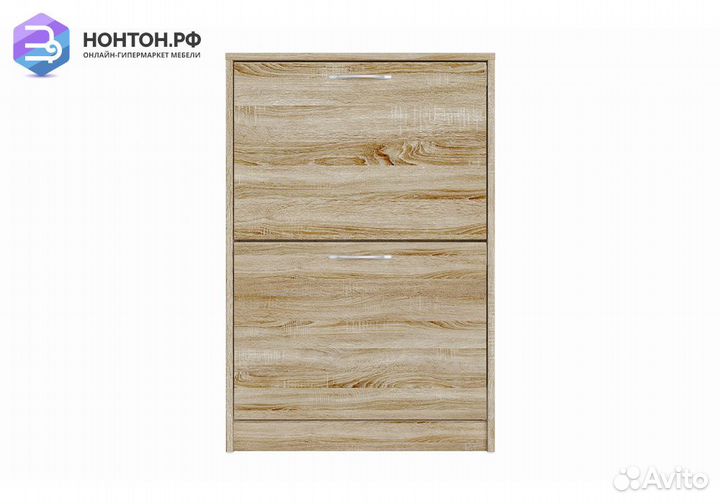 Тумба для обуви Орион 2 ячейки сонома