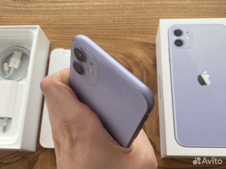 Телефон iPhone 11 64gb purple ростест