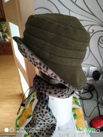 Комплект : шляпка+ шарф