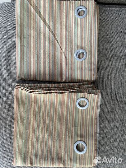 Шторы портьерные с люверсами