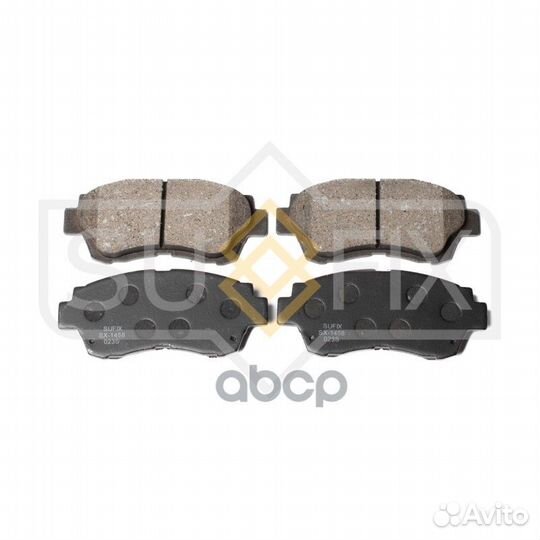 Колодки тормозные дисковые перед прав/лев S