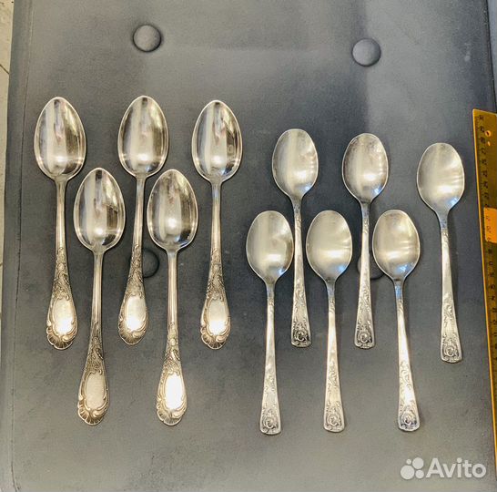 Ложки столовые и десертные мельхиор