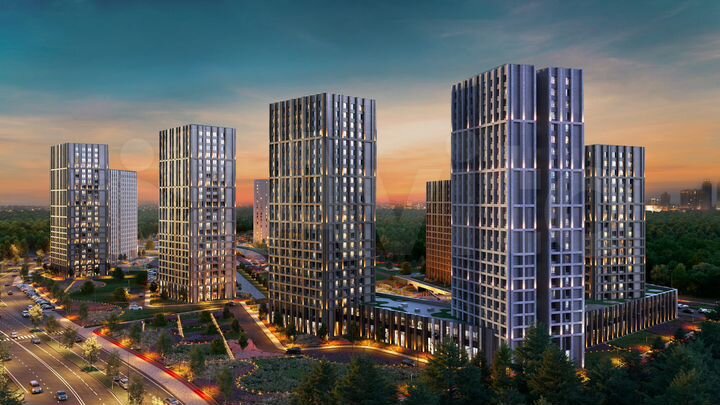 3-к. квартира, 58,2 м², 3/24 эт.