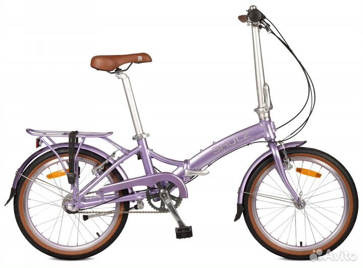 Велосипед складной shulz GOA V 20 violet/фиалк