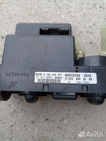 Mercedes W210 блок печкой climatronic