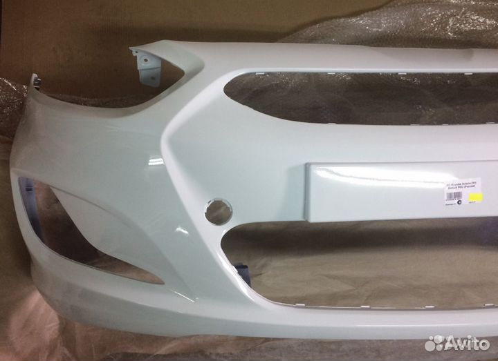 Бампер передний Хендай Солярис в цвет