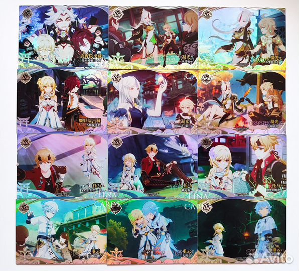 Коллекционные карточки геншин свиданки