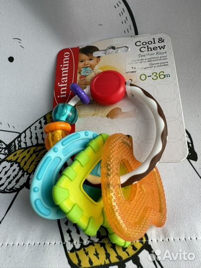 Прорезыватель Infantino, Разноцветные ключики