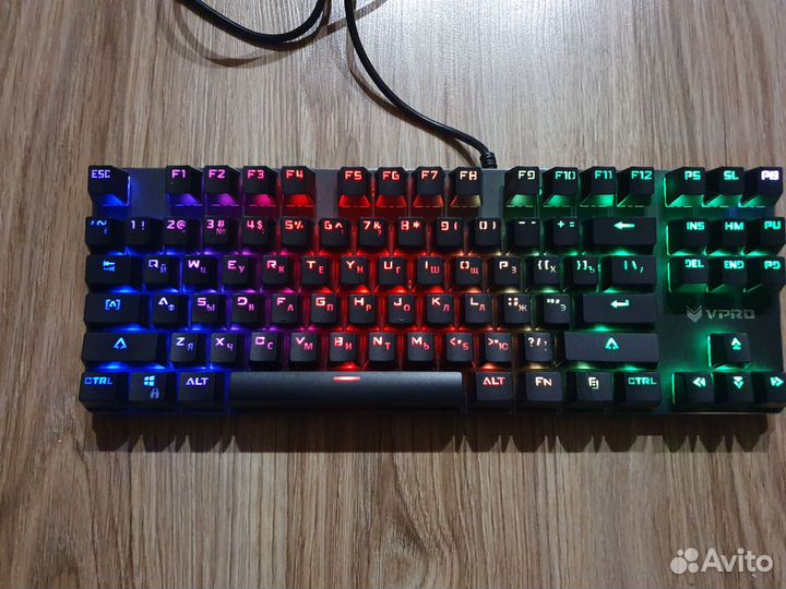 Игровая клавиатура Rapoo V500RGB Alloy