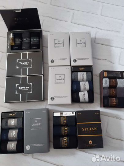 Носки мужские и женские в коробочке, подарочные но