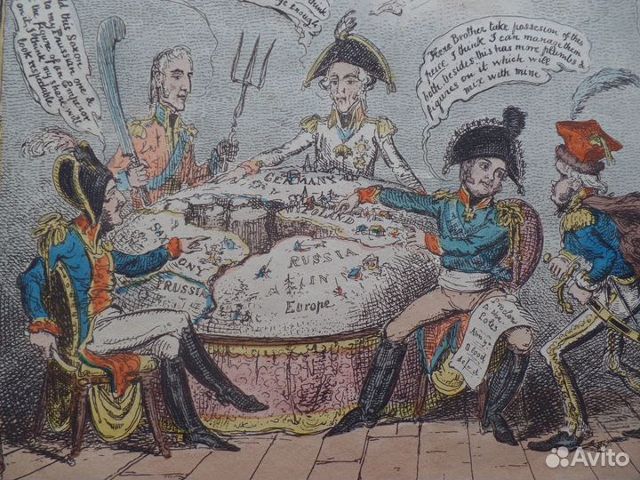 Наполеон Александр I Венский конгресс карикатура