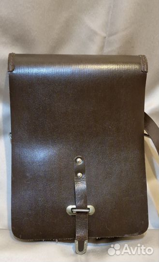 Мужская кожаная сумка через плечо.СССР