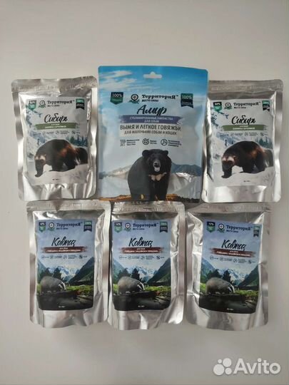 Влажный корм для собак Территория. Корм для котят