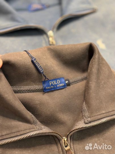 Мужской свитер с воротником на замке Polo