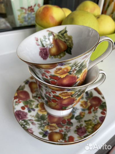 Чашка с блюдцем 2 пары
