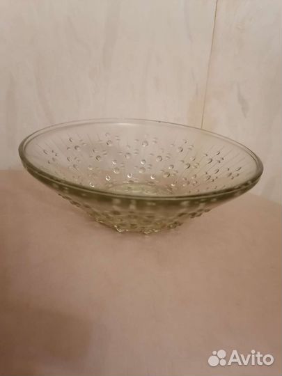 Салатник, конфетница цветное стекло СССР