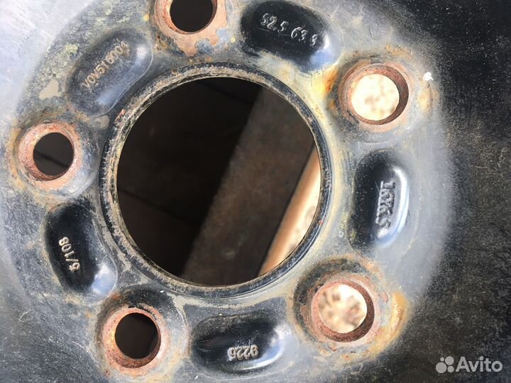 Стальные диски r16 на ford