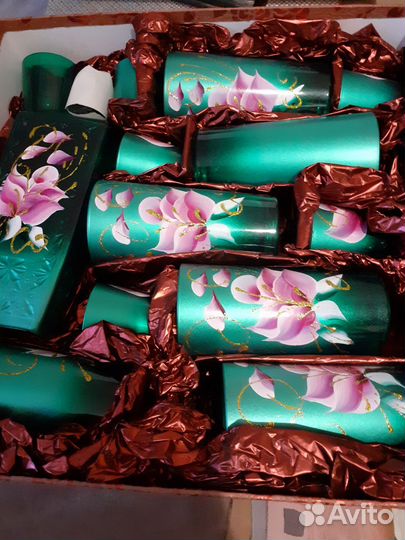 Набор: Графин, 6 стаканов, 6 стопок