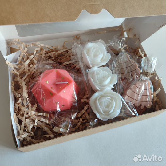 Наборы подарочные/ Мыло/Аромасвеча