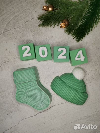 Новогоднее мыло