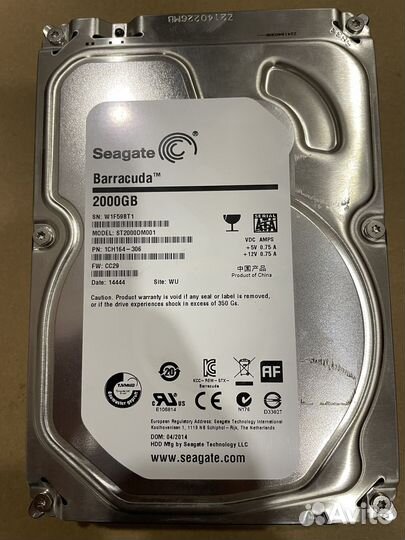 Жесткий диск seagate barracuda 2tb