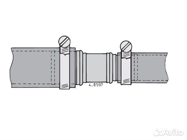 Переходник 30 - 60мм. Арт. HA3060