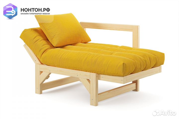 Кресло Амбер желтое