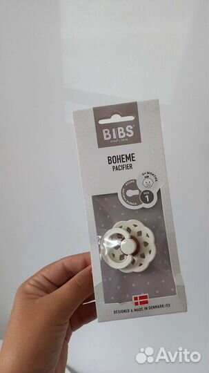 Соска пустышка Bibs boheme 0-6 ivory