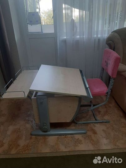 Растущая парта и стул дэми