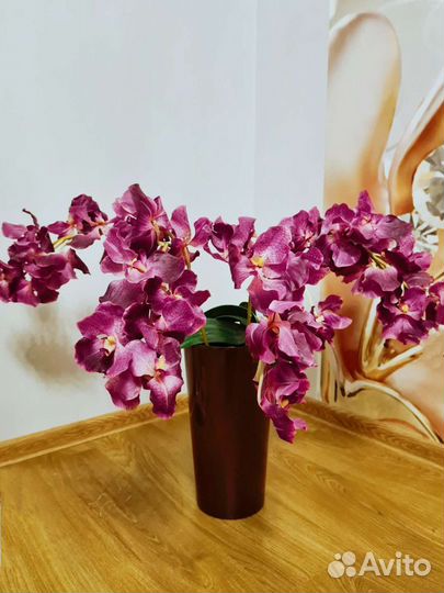 Искусственные цветы орхидеи для декора