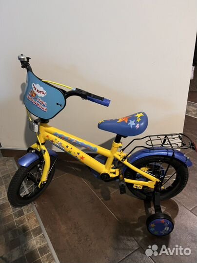 Велосипед детский 3 кота 12 дюймов
