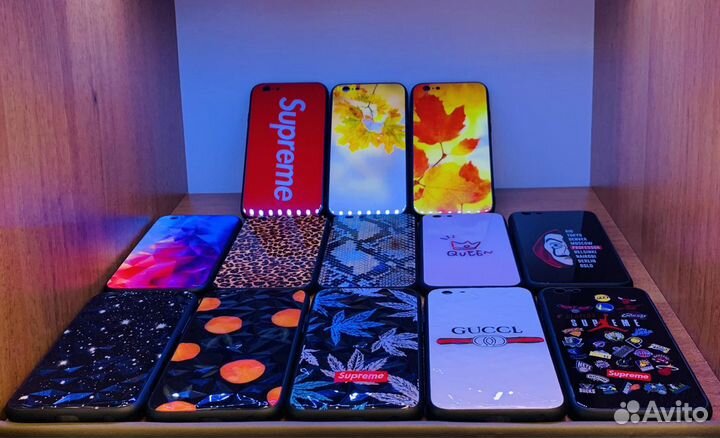 Чехол на iPhone 6 стеклянные