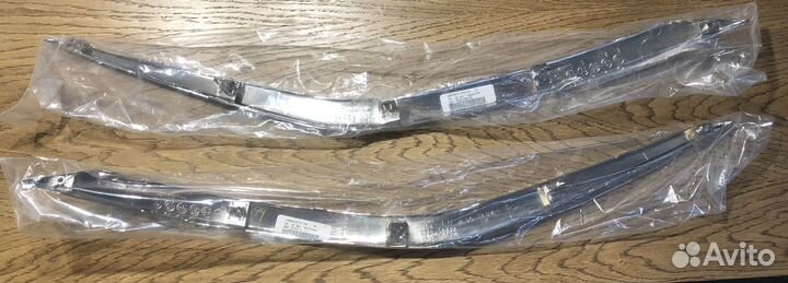 Молдинг nissan переднего бампера