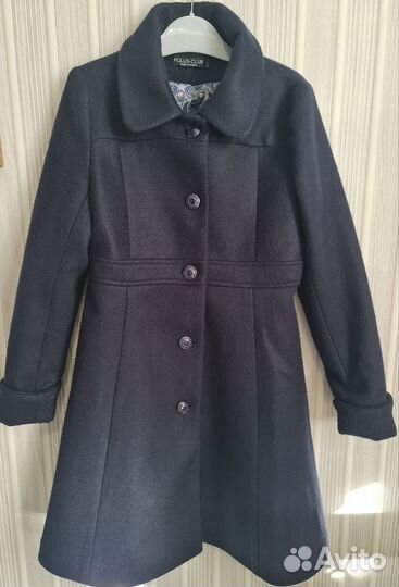 Пальто полюс-клуб для девочки 140 рр