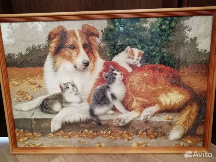 Картина вышитая крестом