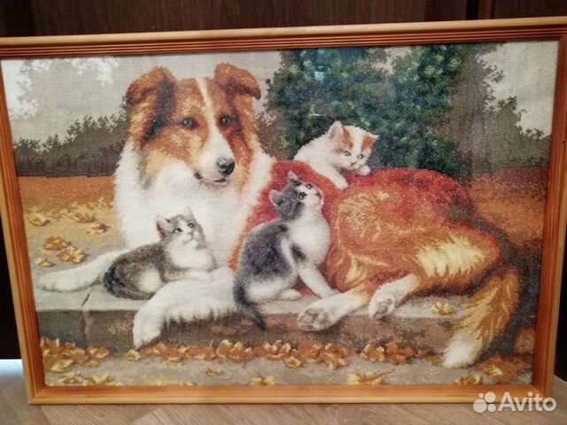 Картина вышитая крестом