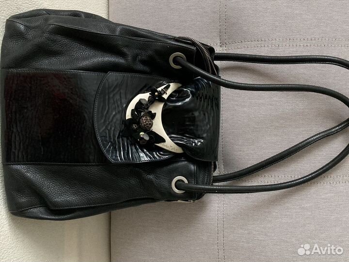 Сумка натуральная кожа Fabrizio Poker