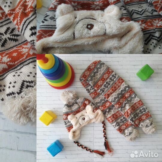 Шапка шарф новые на мальчика