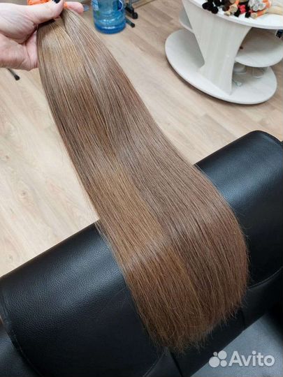 Натуральные волосы для наращивания 60см