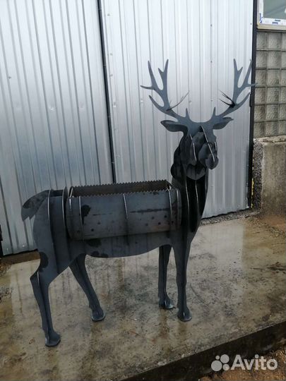 Мангал в виде Оленя