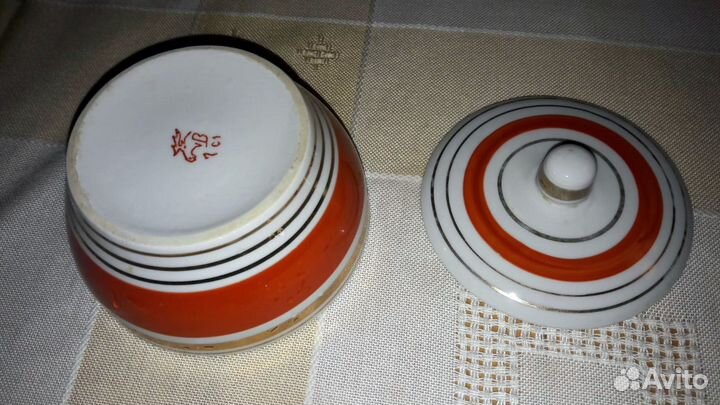 Сахарница фарфор СССР