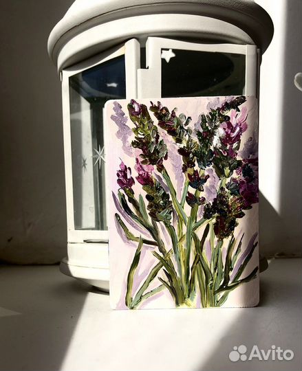 Магниты с картинами ручная работа