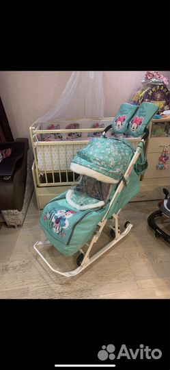 Коляска сани