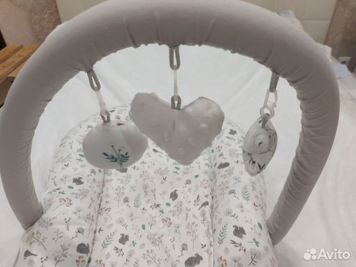 Кокон гнездышко для новорожденных 2 шт