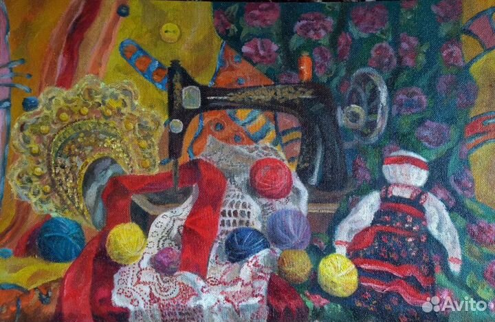 Картины маслом 4 натюрморта