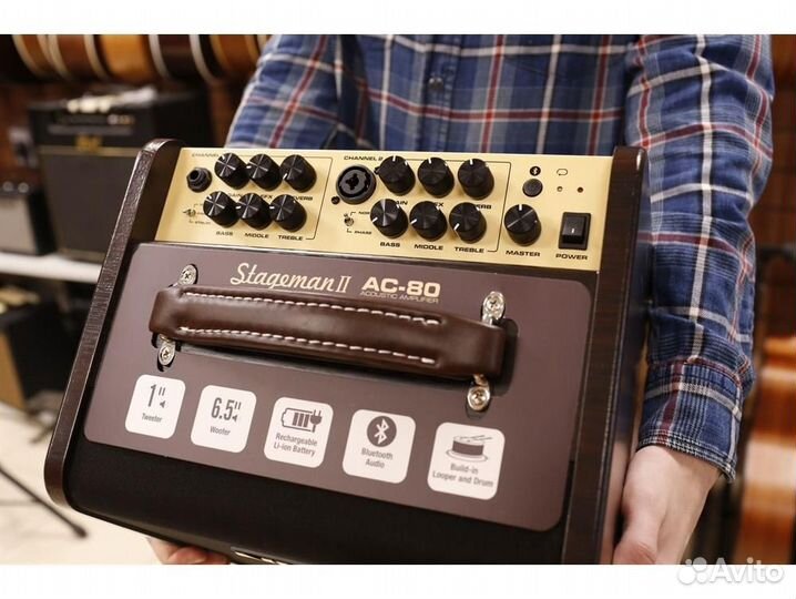 Nux Cherub AC-80 Stageman II Комбоусилитель для ак